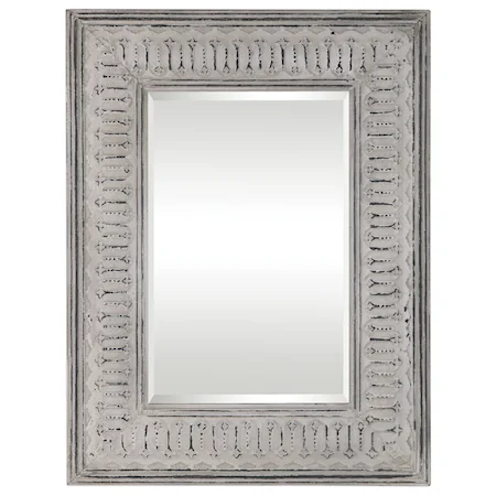 Argenton Aged Gray Rectangle Mirror